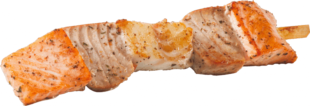 Visspies Zalm van de plaat