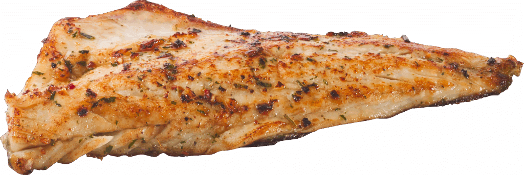 Zeebaarsfilet van de plaat